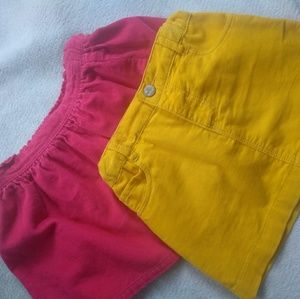 Set of 3T Toddler Girl skirts.